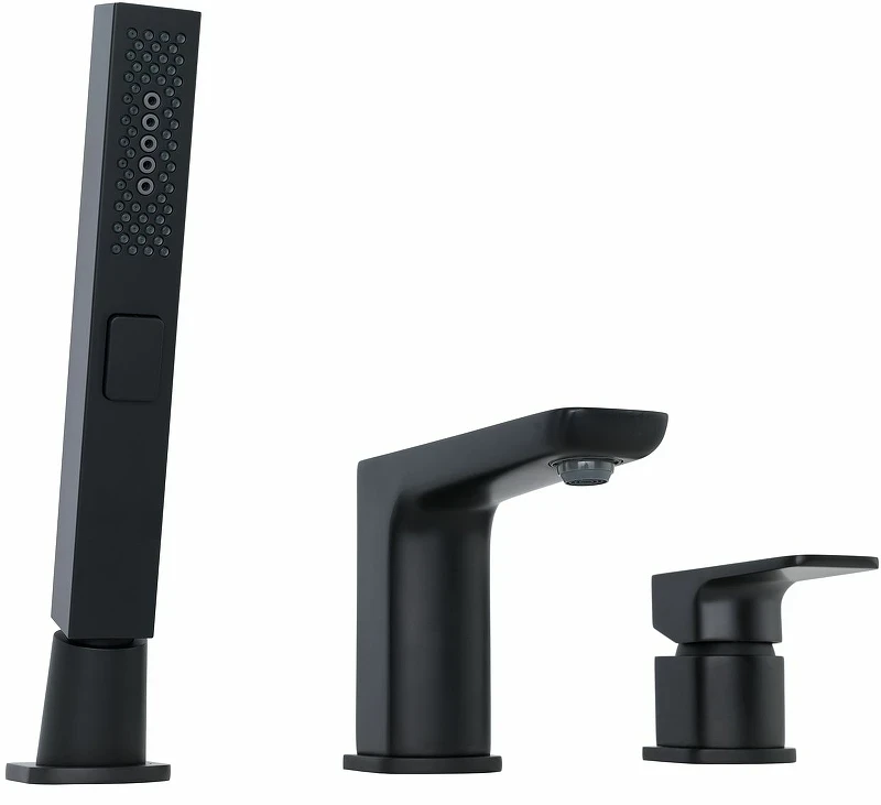 Смеситель на борт ванны Allen Brau Infinity 5.21008-31 Черный матовый латунь