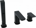 Смеситель на борт ванны Allen Brau Infinity 5.21008-31 Черный матовый латунь