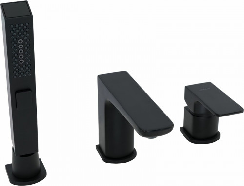 Смеситель на борт ванны Allen Brau Infinity 5.21008-31 Черный матовый латунь