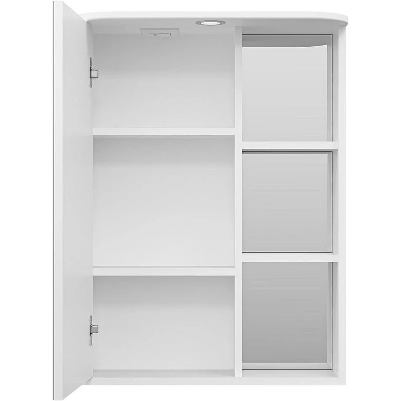 Зеркальный шкаф Misty Венера 60 L П-Внр04060-01СвЛ с подсветкой Белый