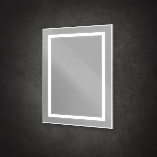Зеркало BelBagno Kraft 70 SPC-KRAFT-700-800-SENS-AL с подсветкой Сатин с сенсорным выключателем стекло