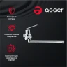 Смеситель для ванны Agger Beauty A2621100 универсальный Хром латунь на стену