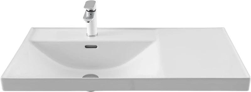 Мебельная раковина Aquanet Side 90 L 347438 цвет Белый