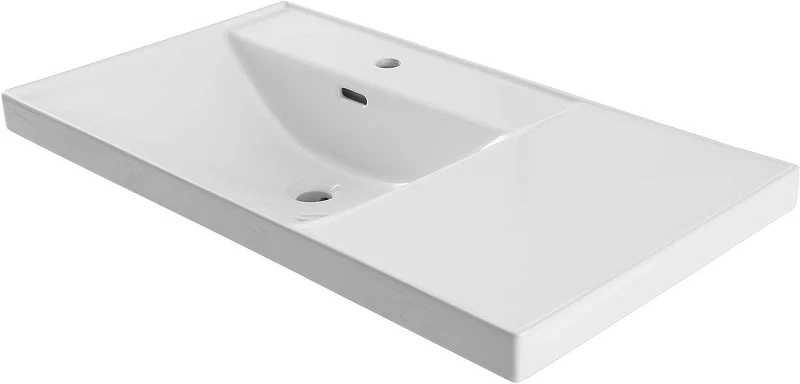 Мебельная раковина Aquanet Side 90 L 347438 цвет Белый