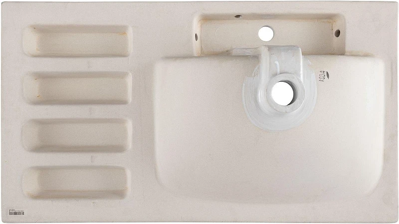 Мебельная раковина Aquanet Side 90 L 347438 цвет Белый