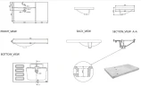 Мебельная раковина Aquanet Side 90 L 347438 цвет Белый