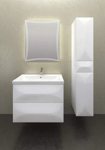 Зеркало Marka One Brio 75 с подсветкой Light