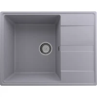 Кухонная мойка Ulgran Quartz Prima 650-05 Бетон искусственный камень (литьевой мрамор) встраиваемый