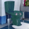 Унитаз компакт Оскольская Керамика Элисса Стандарт 43325110202 цвет Зеленый с бачком и сиденьем