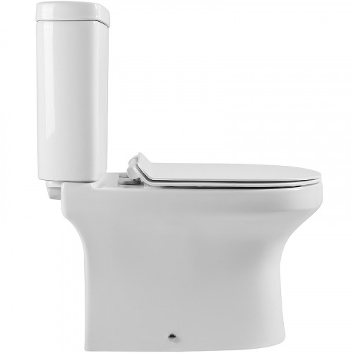 Унитаз компакт Agger AT04000 с бачком и сиденьем Микролифт фарфор напольный