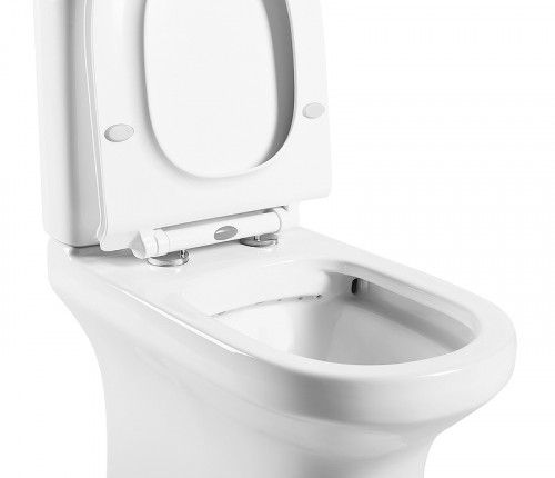 Унитаз компакт Agger AT04000 с бачком и сиденьем Микролифт фарфор напольный