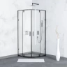 Душевой уголок RGW Classic CL-55B 90x90 72095599-14 профиль Черный стекло прозрачное