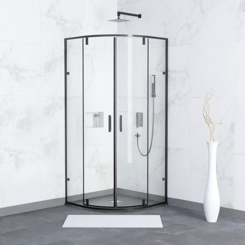 Душевой уголок RGW Classic CL-55B 90x90 72095599-14 профиль Черный стекло прозрачное