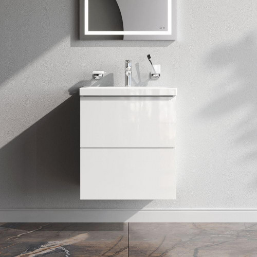 Тумба с раковиной AM.PM Gem 51 M90-FHX0502WG-WCC0502WG подвесная цвет Белый