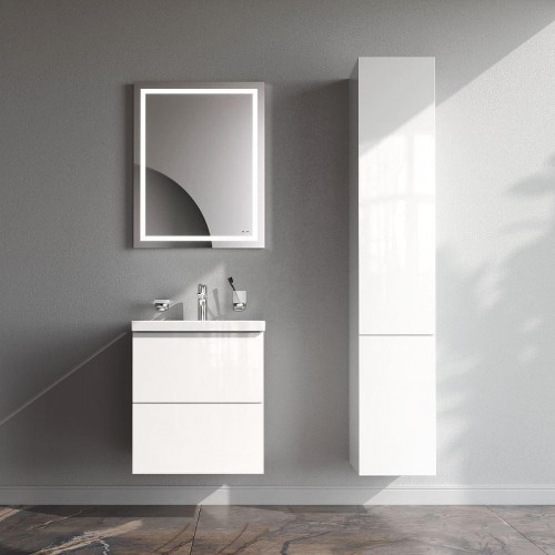 Тумба с раковиной AM.PM Gem 51 M90-FHX0502WG-WCC0502WG подвесная цвет Белый