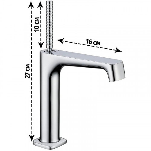 Смеситель для раковины Grocenberg GB2091CR Хром