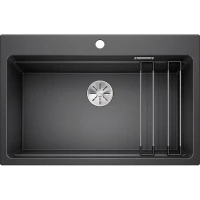 Кухонная мойка Blanco Etagon 8 Silgranit 525187 Антрацит искусственный камень (литьевой мрамор) встраиваемый