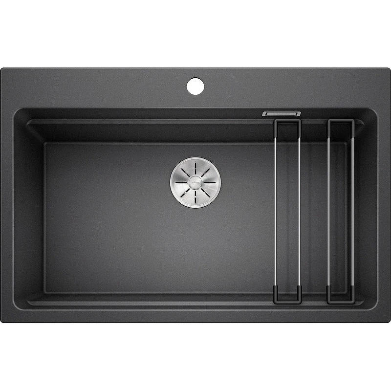 Кухонная мойка Blanco Etagon 8 Silgranit 525187 Антрацит искусственный камень (литьевой мрамор) встраиваемый