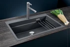 Кухонная мойка Blanco Etagon 8 Silgranit 525187 Антрацит искусственный камень (литьевой мрамор) встраиваемый