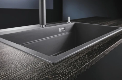 Кухонная мойка Blanco Etagon 8 Silgranit 525187 Антрацит искусственный камень (литьевой мрамор) встраиваемый