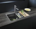 Кухонная мойка Blanco Etagon 8 Silgranit 525187 Антрацит искусственный камень (литьевой мрамор) встраиваемый