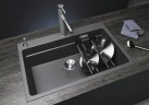 Кухонная мойка Blanco Etagon 8 Silgranit 525187 Антрацит искусственный камень (литьевой мрамор) встраиваемый