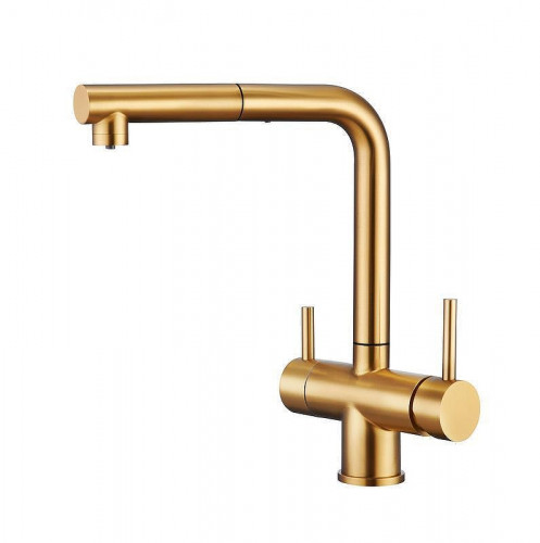 Смеситель для кухни Emar PVD ECB - 7017 PVD цвет Golden