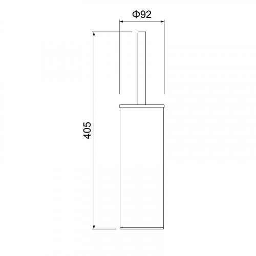 Ершик для унитаза Timo Saona 13161/19 цвет Розовое золото