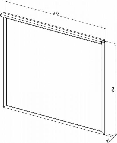 Зеркало Allen Brau Priority 80 1.31015.60 с подсветкой Медь браш стекло