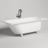 Ванна из искусственного камня Salini Ornella 180х80 102322M Белая матовая