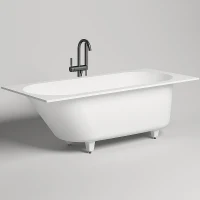 Ванна из искусственного камня Salini Ornella 180х80 102322M Белая матовая