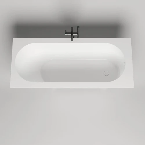 Ванна из искусственного камня Salini Ornella 180х80 102322M Белая матовая