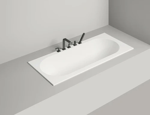 Ванна из искусственного камня Salini Ornella 180х80 102322M Белая матовая