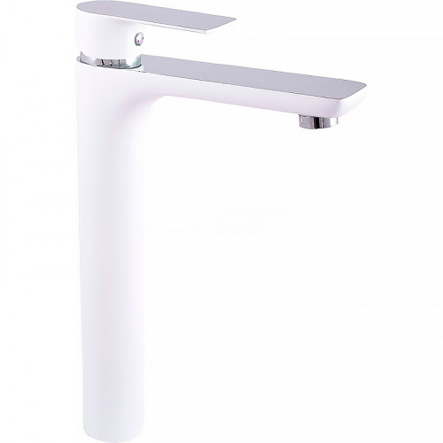 Смеситель для раковины Rav Slezak Vltava VT430.5CB Белый глянцевый Хром латунь