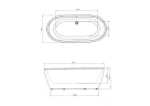 Акриловая ванна Aima Design Tondo 175x80 01тон17480с цвет Белый