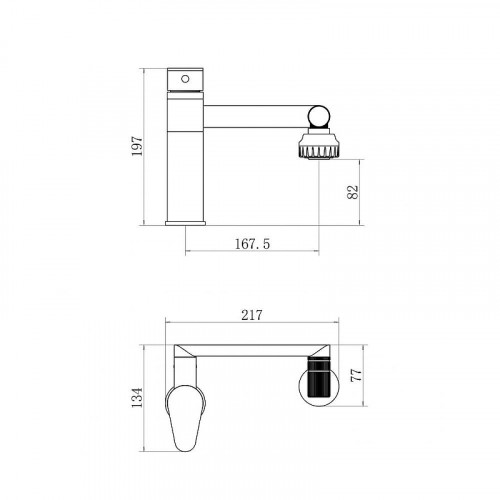 Смеситель для кухни Fashun A4017 цвет Хром
