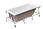Акриловая ванна Roca Easy 180x80 248618000 без гидромассажа, с каркасом 25P028000