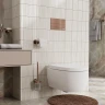 Инсталляция WasserKRAFT Aller 10TLT.010.ME.RG04 для унитаза с клавишей смыва цвет Розовое золото