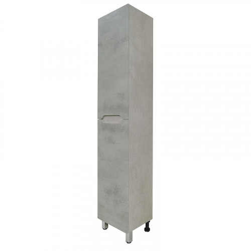 Шкаф пенал Loranto Florena 36 L CS00087005 цвет Светлый бетон