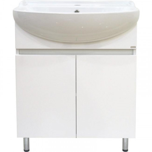 Тумба с раковиной Misty Амур 70 УТ000009553 Белая