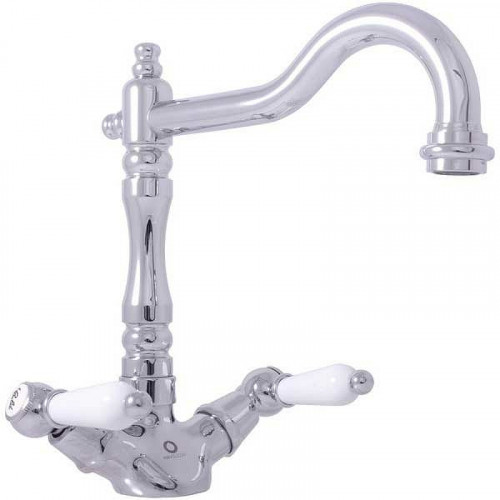 Смеситель для раковины Rav Slezak Morava retro MK521.5/8 Хром латунь