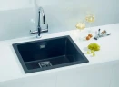 Кухонная мойка Alveus Granital+ Quadrix 50 Arctic G11 560x460x200 1128394 Белая искусственный камень (литьевой мрамор) встраиваемая сверху, встраиваемая снизу