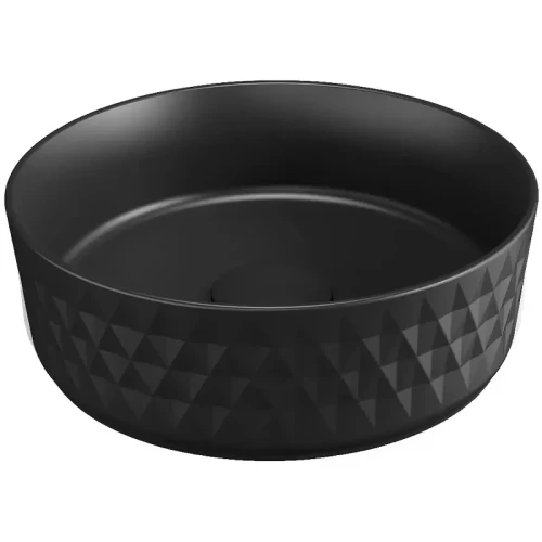 Раковина накладная Isvea Davanti 36 10NF67036-2N цвет Черный матовый