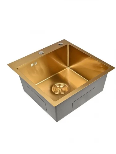 Кухонная мойка Wisent 50 WGS35050G/W02-144G цвет Золото