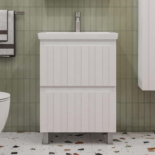 Тумба под раковину Vigo Finlay 60 tn.FIN.COM.60.2Y цвет Белый