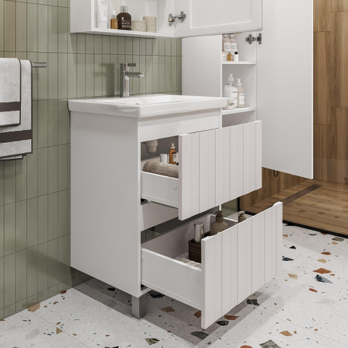 Тумба под раковину Vigo Finlay 60 tn.FIN.COM.60.2Y цвет Белый