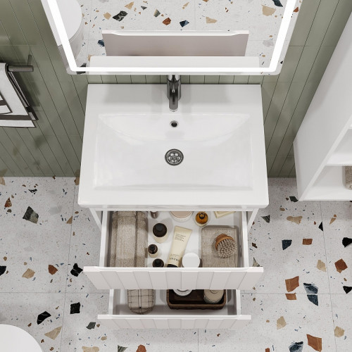 Тумба под раковину Vigo Finlay 60 tn.FIN.COM.60.2Y цвет Белый