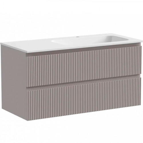 Тумба под раковину Sancos Snob T 100 R SNT100RSM подвесная Doha Soft МДФ / ЛДСП