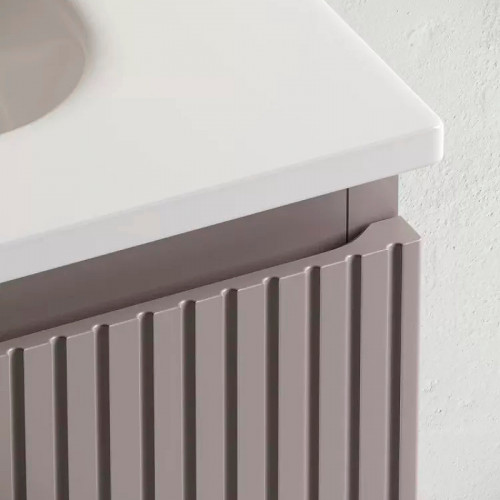 Тумба под раковину Sancos Snob T 100 R SNT100RSM подвесная Doha Soft МДФ / ЛДСП