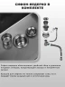 Кухонная мойка Wisent 60 WS36045BD/W02-114B/W405B/W302644B цвет Графит